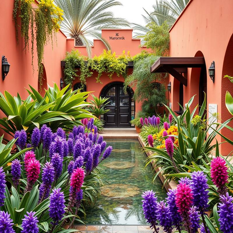 El Jardín Majorelle, un oasis de color y tranquilidad en Marrakech.